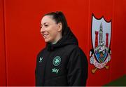 2 June 2025; Lucy Quinn during a Republic of Ireland women's training session at Páirc Uí Chaoimh in Cork. Photo by Stephen McCarthy/Sportsfile