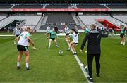 2 June 2025; A general view during a Republic of Ireland women's training session at Páirc Uí Chaoimh in Cork. Photo by Stephen McCarthy/Sportsfile