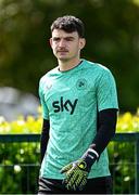 2 June 2025; Goalkeeper Max O'Leary during a Republic of Ireland training session at the FAI National Training Centre in Abbotstown, Dublin. Photo by Seb Daly/Sportsfile