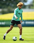 2 June 2025; John Joe Patrick Finn during a Republic of Ireland training session at the FAI National Training Centre in Abbotstown, Dublin. Photo by Seb Daly/Sportsfile