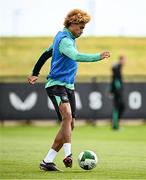 2 June 2025; John Joe Patrick Finn during a Republic of Ireland training session at the FAI National Training Centre in Abbotstown, Dublin. Photo by Seb Daly/Sportsfile