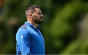 2 June 2025; Max Deegan during a Leinster Rugby squad training session at UCD in Dublin. Photo by Shauna Clinton/Sportsfile