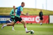2 June 2025; Killian Phillips during a Republic of Ireland training session at the FAI National Training Centre in Abbotstown, Dublin. Photo by Seb Daly/Sportsfile