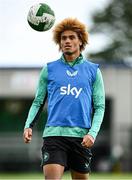 2 June 2025; John Joe Patrick Finn during a Republic of Ireland training session at the FAI National Training Centre in Abbotstown, Dublin. Photo by Seb Daly/Sportsfile