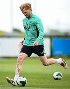 2 June 2025; Liam Scales during a Republic of Ireland training session at the FAI National Training Centre in Abbotstown, Dublin. Photo by Seb Daly/Sportsfile