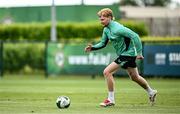 2 June 2025; Liam Scales during a Republic of Ireland training session at the FAI National Training Centre in Abbotstown, Dublin. Photo by Seb Daly/Sportsfile