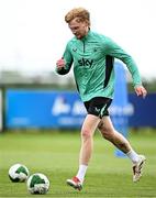 2 June 2025; Liam Scales during a Republic of Ireland training session at the FAI National Training Centre in Abbotstown, Dublin. Photo by Seb Daly/Sportsfile