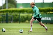 2 June 2025; Liam Scales during a Republic of Ireland training session at the FAI National Training Centre in Abbotstown, Dublin. Photo by Seb Daly/Sportsfile
