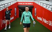 2 June 2025; Katie McCabe before a Republic of Ireland women's media conference at Páirc Uí Chaoimh in Cork. Photo by Stephen McCarthy/Sportsfile