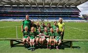 2 June 2025; Participants and mentors from Na Deise in Waterford during the 2025 LGFA Under 10 Go Games Festival Day at Croke Park in Dublin. Photo by Piaras Ó Mídheach/Sportsfile