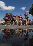 1 June 2025; Participants during the 2025 Vhi Women’s Mini Marathon. More than 28,500 women from all over the country took to the streets of Dublin to run, walk and jog the 10km route, raising much needed funds for hundreds of charities. For further information please log on to www.vhiwomensminimarathon.ie Photo by David Fitzgerald/Sportsfile