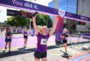 1 June 2025; Participants during the 2025 Vhi Women’s Mini Marathon. More than 28,500 women from all over the country took to the streets of Dublin to run, walk and jog the 10km route, raising much needed funds for hundreds of charities. For further information please log on to www.vhiwomensminimarathon.ie Photo by David Fitzgerald/Sportsfile