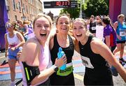 1 June 2025; Participants during the 2025 Vhi Women’s Mini Marathon. More than 28,500 women from all over the country took to the streets of Dublin to run, walk and jog the 10km route, raising much needed funds for hundreds of charities. For further information please log on to www.vhiwomensminimarathon.ie Photo by David Fitzgerald/Sportsfile
