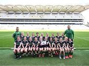 2 June 2025; Participants and mentors from Bray Emmets in Wicklow during the 2025 LGFA Under 10 Go Games Festival Day at Croke Park in Dublin. Photo by Piaras Ó Mídheach/Sportsfile