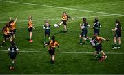 2 June 2025; Action from Bennekerry/Tinryland in Carlow v Bray Emmets in Wicklow during the 2025 LGFA Under 10 Go Games Festival Day at Croke Park in Dublin. Photo by Piaras Ó Mídheach/Sportsfile