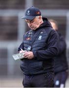 1 June 2025; Monaghan manager Gabriel Bannigan during the GAA Football All-Ireland Senior Championship Round 2 match between Monaghan and Clare at St Tiernach’s Park in Clones, Monaghan. Photo by Michael P Ryan/Sportsfile