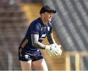 1 June 2025; Clare goalkeeper Eamon Tubridy during the GAA Football All-Ireland Senior Championship Round 2 match between Monaghan and Clare at St Tiernach’s Park in Clones, Monaghan. Photo by Michael P Ryan/Sportsfile