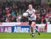 1 June 2025; Céin D’Arcy of Galway during the GAA Football All-Ireland Senior Championship Round 2 match between Derry and Galway at Celtic Park in Derry. Photo by Piaras Ó Mídheach/Sportsfile