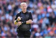 1 June 2025; Referee Joe McQuillan during the GAA Football All-Ireland Senior Championship Round 2 match between Dublin and Armagh at Croke Park in Dublin. Photo by Ray McManus/Sportsfile