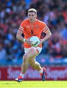 1 June 2025; Oisin Conaty of Armagh during the GAA Football All-Ireland Senior Championship Round 2 match between Dublin and Armagh at Croke Park in Dublin. Photo by Ray McManus/Sportsfile