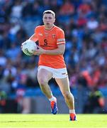 1 June 2025; Oisin Conaty of Armagh during the GAA Football All-Ireland Senior Championship Round 2 match between Dublin and Armagh at Croke Park in Dublin. Photo by Ray McManus/Sportsfile