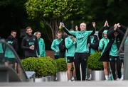 3 June 2025; Republic of Ireland's Louise Quinn during a pre-match walk near their team hotel ahead of the UEFA Women's Nations League B match between Republic of Ireland and Slovenia at Páirc Uí Chaoimh in Cork. Photo by Stephen McCarthy/Sportsfile