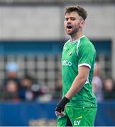 2 June 2025; Kyle Marshall of Ireland during the Men's International Hockey match between Ireland and India at Pembroke Wanderers Hockey Club in Dublin. Photo by Shauna Clinton/Sportsfile