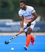 2 June 2025; Amit of India during the Men's International Hockey match between Ireland and India at Pembroke Wanderers Hockey Club in Dublin. Photo by Shauna Clinton/Sportsfile