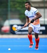 2 June 2025; Amit of India during the Men's International Hockey match between Ireland and India at Pembroke Wanderers Hockey Club in Dublin. Photo by Shauna Clinton/Sportsfile