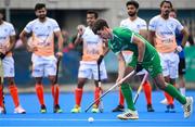 2 June 2025; Ben Nelson of Ireland during the Men's International Hockey match between Ireland and India at Pembroke Wanderers Hockey Club in Dublin. Photo by Shauna Clinton/Sportsfile