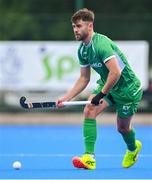 2 June 2025; Kyle Marshall of Ireland during the Men's International Hockey match between Ireland and India at Pembroke Wanderers Hockey Club in Dublin. Photo by Shauna Clinton/Sportsfile