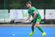 2 June 2025; Kyle Marshall of Ireland during the Men's International Hockey match between Ireland and India at Pembroke Wanderers Hockey Club in Dublin. Photo by Shauna Clinton/Sportsfile