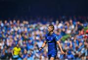 31 May 2025; Sam Prendergast of Leinster during the United Rugby Championship quarter-final match between Leinster and Scarlets at the Aviva Stadium in Dublin. Photo by Tyler Miller/Sportsfile