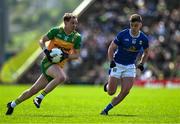 1 June 2025; Ciarán Thompson of Donegal in action against Gerard Smith of Cavan during the GAA Football All-Ireland Senior Championship Round 2 match between Cavan and Donegal at Kingspan Breffni in Cavan. Photo by Brendan Moran/Sportsfile