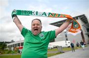 3 June 2025; Republic of Ireland supporter Alan Fitzgerald, from Westmeath, before the UEFA Women's Nations League, League B match between Republic of Ireland and Slovenia at Páirc Uí Chaoimh in Cork. Photo by David Fitzgerald/Sportsfile