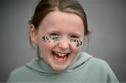 3 June 2025; Republic of Ireland supporter Caroline Kelleher, from Cork, before the UEFA Women's Nations League, League B match between Republic of Ireland and Slovenia at Páirc Uí Chaoimh in Cork. Photo by David Fitzgerald/Sportsfile