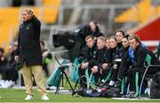 3 June 2025; Republic of Ireland head coach Carla Ward during the UEFA Women's Nations League, League B match between Republic of Ireland and Slovenia at Páirc Uí Chaoimh in Cork. Photo by Stephen McCarthy/Sportsfile