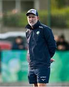 3 June 2025; Ireland Head coach Mark Tumilty before the Men's International Hockey match between Ireland and India at Pembroke Wanderers Hockey Club in Dublin. Photo by Tyler Miller/Sportsfile