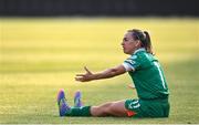 3 June 2025; Katie McCabe of Republic of Ireland reacts during the UEFA Women's Nations League, League B match between Republic of Ireland and Slovenia at Páirc Uí Chaoimh in Cork. Photo by David Fitzgerald/Sportsfile