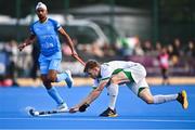 3 June 2025; Johnny Lynch of Ireland during the Men's International Hockey match between Ireland and India at Pembroke Wanderers Hockey Club in Dublin. Photo by Tyler Miller/Sportsfile
