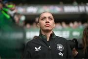 3 June 2025; Katie McCabe of Republic of Ireland before the UEFA Women's Nations League, League B match between Republic of Ireland and Slovenia at Páirc Uí Chaoimh in Cork. Photo by Stephen McCarthy/Sportsfile