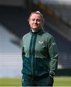 3 June 2025; Amber Barrett of Republic of Ireland before the UEFA Women's Nations League, League B match between Republic of Ireland and Slovenia at Páirc Uí Chaoimh in Cork. Photo by Stephen McCarthy/Sportsfile