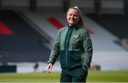 3 June 2025; Amber Barrett of Republic of Ireland before the UEFA Women's Nations League, League B match between Republic of Ireland and Slovenia at Páirc Uí Chaoimh in Cork. Photo by Stephen McCarthy/Sportsfile
