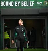 3 June 2025; Republic of Ireland masseuse Debbie Lester before the UEFA Women's Nations League, League B match between Republic of Ireland and Slovenia at Páirc Uí Chaoimh in Cork. Photo by Stephen McCarthy/Sportsfile