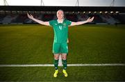 3 June 2025; Louise Quinn of Republic of Ireland, on the occasion of her last international game, after the UEFA Women's Nations League, League B match between Republic of Ireland and Slovenia at Páirc Uí Chaoimh in Cork. Photo by Stephen McCarthy/Sportsfile