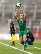 3 June 2025; Katie McCabe of Republic of Ireland takes a throw-in during the UEFA Women's Nations League, League B match between Republic of Ireland and Slovenia at Páirc Uí Chaoimh in Cork. Photo by Stephen McCarthy/Sportsfile