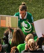 3 June 2025; Katie McCabe of Republic of Ireland after the UEFA Women's Nations League, League B match between Republic of Ireland and Slovenia at Páirc Uí Chaoimh in Cork. Photo by Shauna Clinton/Sportsfile
