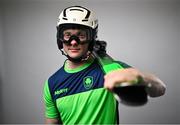 28 May 2025; Team Ireland winter athletes gather for a team camp at the Sport Ireland Campus in Dublin ahead of the final qualification phase for the Milano Cortina 2026 Winter Olympic Games next February. In attendance is Alpine Skier, Cormac Comerford. Photo by David Fitzgerald/Sportsfile