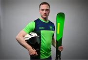28 May 2025; Team Ireland winter athletes gather for a team camp at the Sport Ireland Campus in Dublin ahead of the final qualification phase for the Milano Cortina 2026 Winter Olympic Games next February. In attendance is Alpine Skier, Cormac Comerford. Photo by David Fitzgerald/Sportsfile