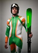 28 May 2025; Team Ireland winter athletes gather for a team camp at the Sport Ireland Campus in Dublin ahead of the final qualification phase for the Milano Cortina 2026 Winter Olympic Games next February. In attendance is Alpine Skier, Cormac Comerford. Photo by David Fitzgerald/Sportsfile